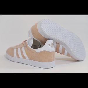 ADIDAS GAZELLE VAPOUR PINK WHITE GOLD